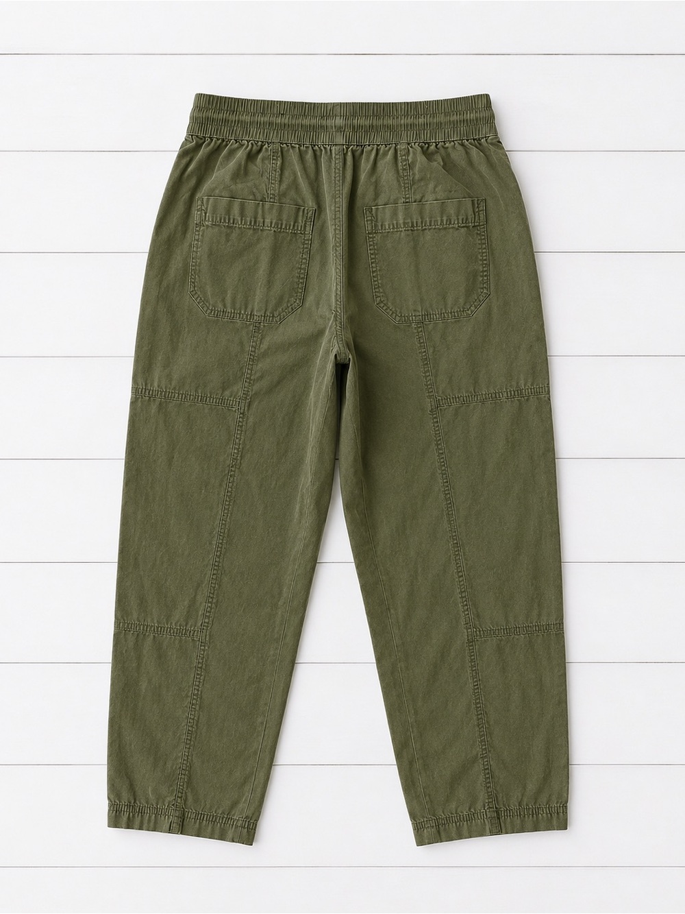 Reitmans 98% Cotton Olive Utility Pants — Size 10 - Picture 2 of 5